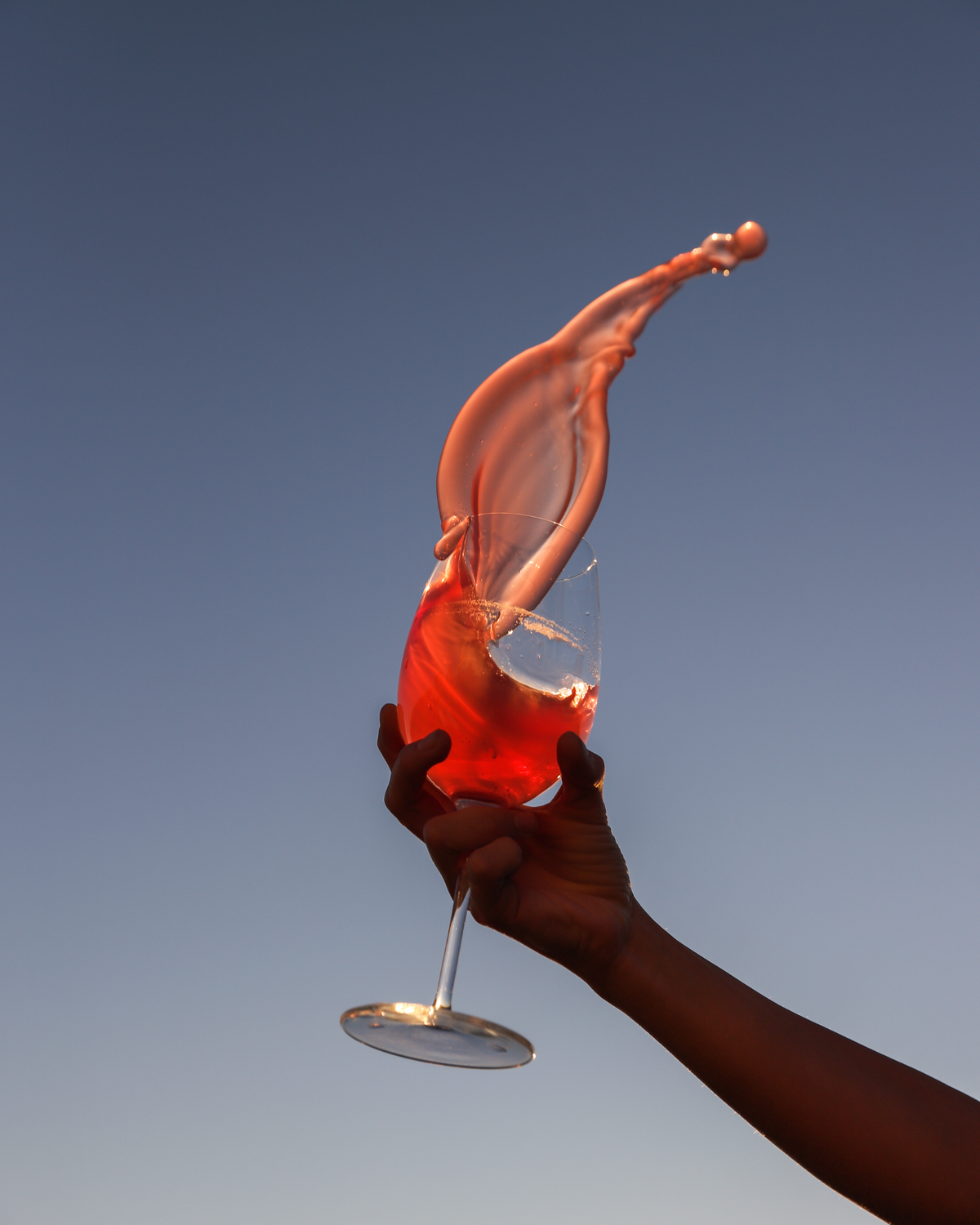 The pour