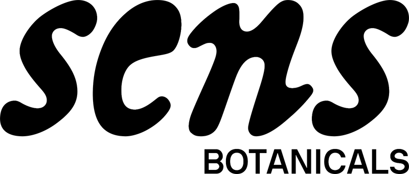 Sens Botanicals logo, black